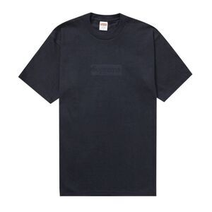 Supreme Tonal Box Logo T-Shirt Navy - Size Large